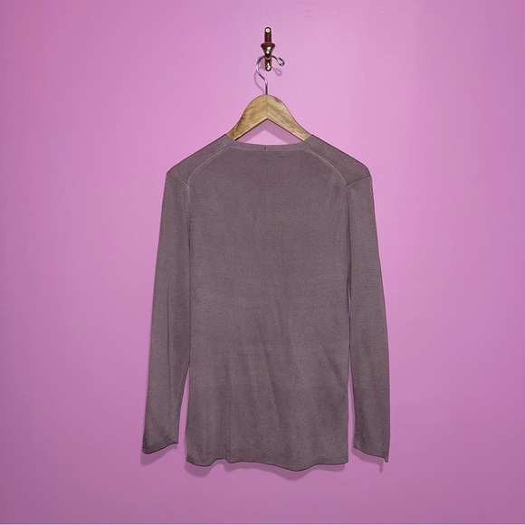 Brooks‎ Brothers Cardigan Sweater Women’s Small 100% Silk Purple Mauve Vintage - Picture 6 of 8